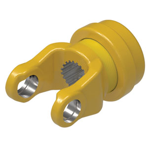 A-101-8221 Yoke, 1 3/8" - 21 Spline w/ Spring-Lok
