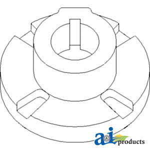 A-H85015 Hub, Slip Clutch, Lower Tailings Auger