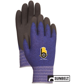A-B1C3702M 15 ga Nylon Nitrile Palm Med