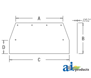 A-700711831 Curtain, Safety, Front, Center