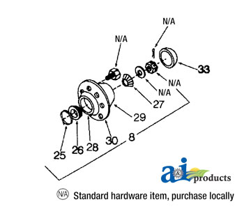 A-BE22125 Inner brg. cone