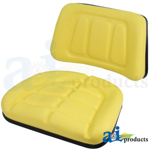 A-T103YL Seat Cushion Set, Trapezoid, Yellow