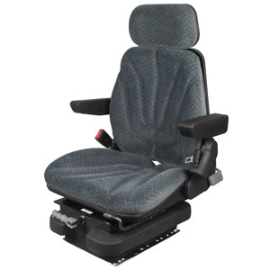 A-F10M4105 Seat, F10 Series, Low Pro Mechanical Suspension, Gray Cloth