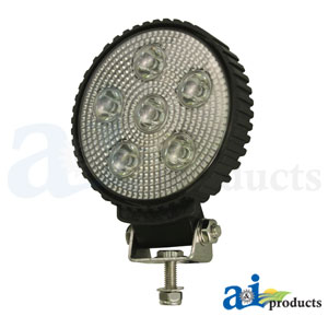 A-WL20E Work Lamp, E-Series LED, Flood, Round