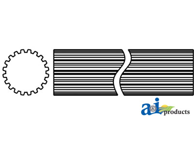 A-D442120 Shaft, 1-5/16" x 20 Spline