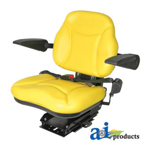 A-BBS108YL Big Boy" Seat; w/ Armrests, YLW, 330 lb / 150 kg Weight Limit