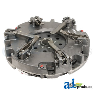 A-02940219 Pressure Plate: Clutch w/ Trans Disc, 6 Lever, Cast Iron, Indep PTO
