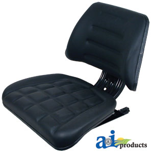 A-T122BL Seat, Non-Susp./Slide Track, BLK