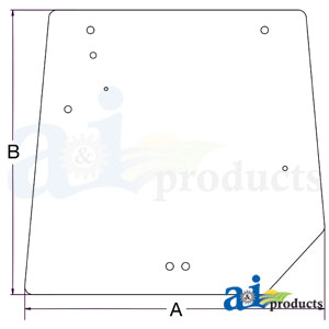 A-4272761M2 Glass; Rear Window