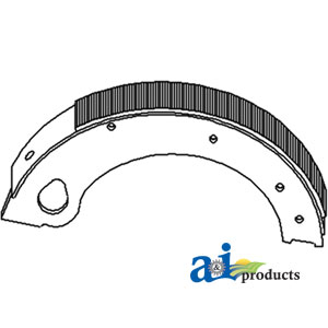 A-C5NN2218E Brake Shoe w/ Lining