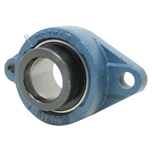 A-WGTZ31-I 2 Bolt Flanged Bearing W/ Lock Collar, Re-Lubricatable
