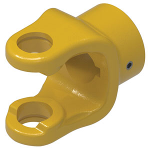 A-800-6524 Implement Yoke, Round Bore (With Keyway & Set Screw)