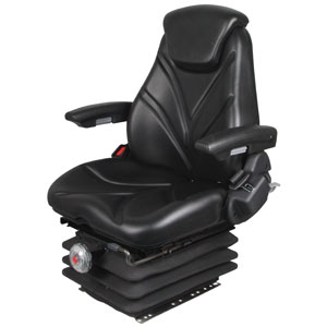 A-F20M7115 Seat, F20 Series, Mechanical Suspension, Black Vinyl