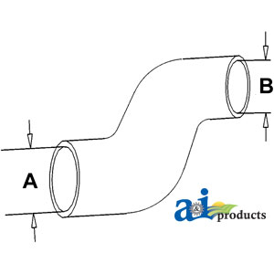 A-65430C1 Radiator Hose, Lower
