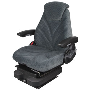 A-F20A5005 Seat, F20 Series, Low Pro Air Suspension, Gray Cloth