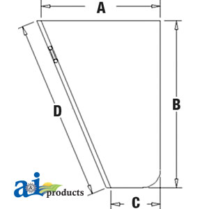 A-AH168703 Glass, Door