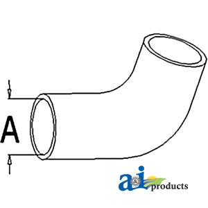 A-A60169 Radiator Hose, Upper