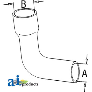 A-3042414R1 Radiator Hose, Upper