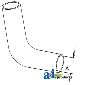 A-E6NN8260CA Radiator Hose, Upper