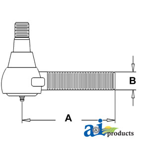 A-1626710M93 Tie Rod, Inner (LH)