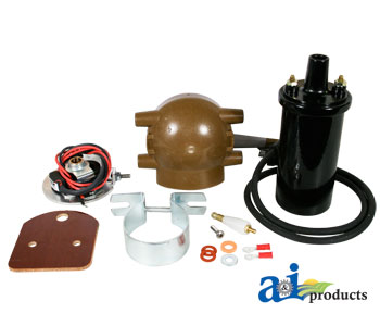 A-1247XTP6 Ignition & Coil Conversion Kit; 6 Volt Positive Ground
