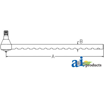 A-106673AS Tie Rod, Long