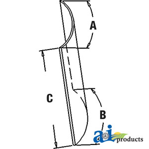 A-R93148 Glass, Upper (RH)