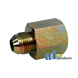 A-43A24 Straight Solid Male JIC X Female NPT Adapter
