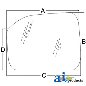 A-E0NN9400246BA Glass, Front, Lower (RH) - Tinted