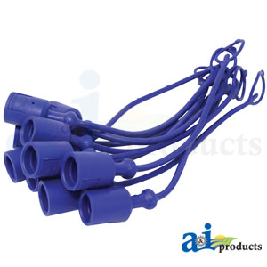 A-C211175 Dust Cap, 3/8", Blue (10 pkg)