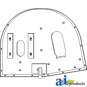 A-1321126C1 Side, Horizontal Grain Head Elevator; RH