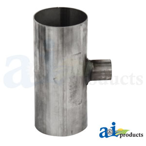A-ASPV90 5.5" Stainless Steel Straight Pipe w/ 90° Barb