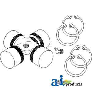 A-AL37069 U-Joint Cross & Bearing; MFWD