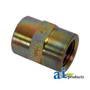 A-43C38 Special Straight Solid Female NPT X Female NPT Adapter, 2 pack