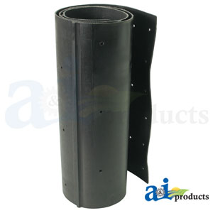 A-1002970 Front Belt W/ 1/4" Cleats, Bolt On, W/ Holes, 18.75" X 56.25
