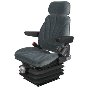 A-F10M6105 Seat, F10 Series, Mechanical Suspension, Gray Cloth