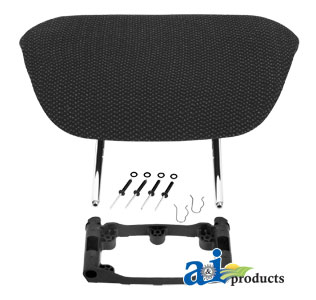 A-BRK6575GRC Backrest Extension Kit, CHARCOAL MATRIX CLOTH (For use on MSG65 & MSG75 Seats)