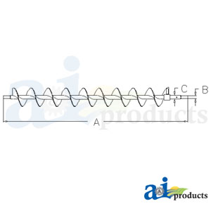 A-86512656 Auger, Clean Grain, Lower