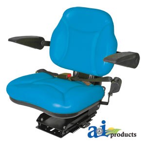 A-BBS108BU Big Boy" Seat; w/ Armrests, BLUE, 330 lb / 150 kg Weight Limit