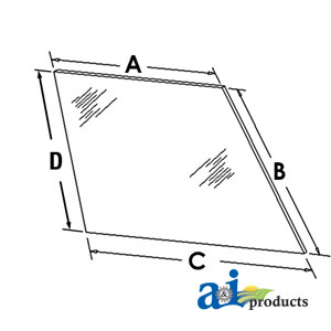 A-70577185 Glass, Rear