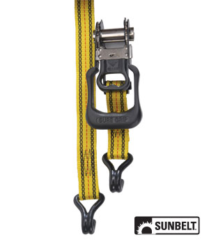 A-B1325600 PRO GRIP Ratchet Tie Down, Standard Duty, 16' x 1-1/8", w/ Hooks