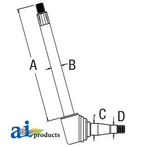 A-3046437M91 Spindle (LH)