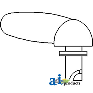 A-1888296M91 Handle, Hood