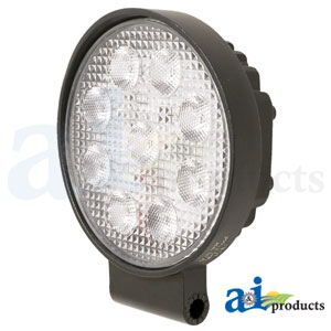A-WL25E Work Lamp, E-Series LED, Flood, Round