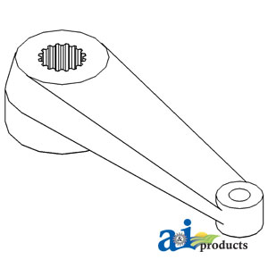 A-A160124 Steering Arm w/ 17 Internal Splines (RH)