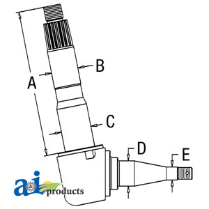 A-E9NN3105CB Spindle (RH/LH)