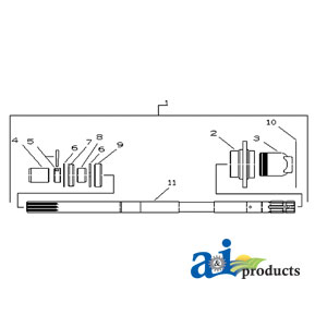 A-NCA70038 PTO Shaft Assembly