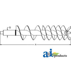 A-AH218485 Auger, Tank Loading; Regular Capacity