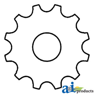 A-ACSPROCKET1 Sprocket w/ 1" Hole