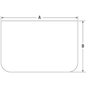 A-FYD00004958 Glass, Lower Windshield